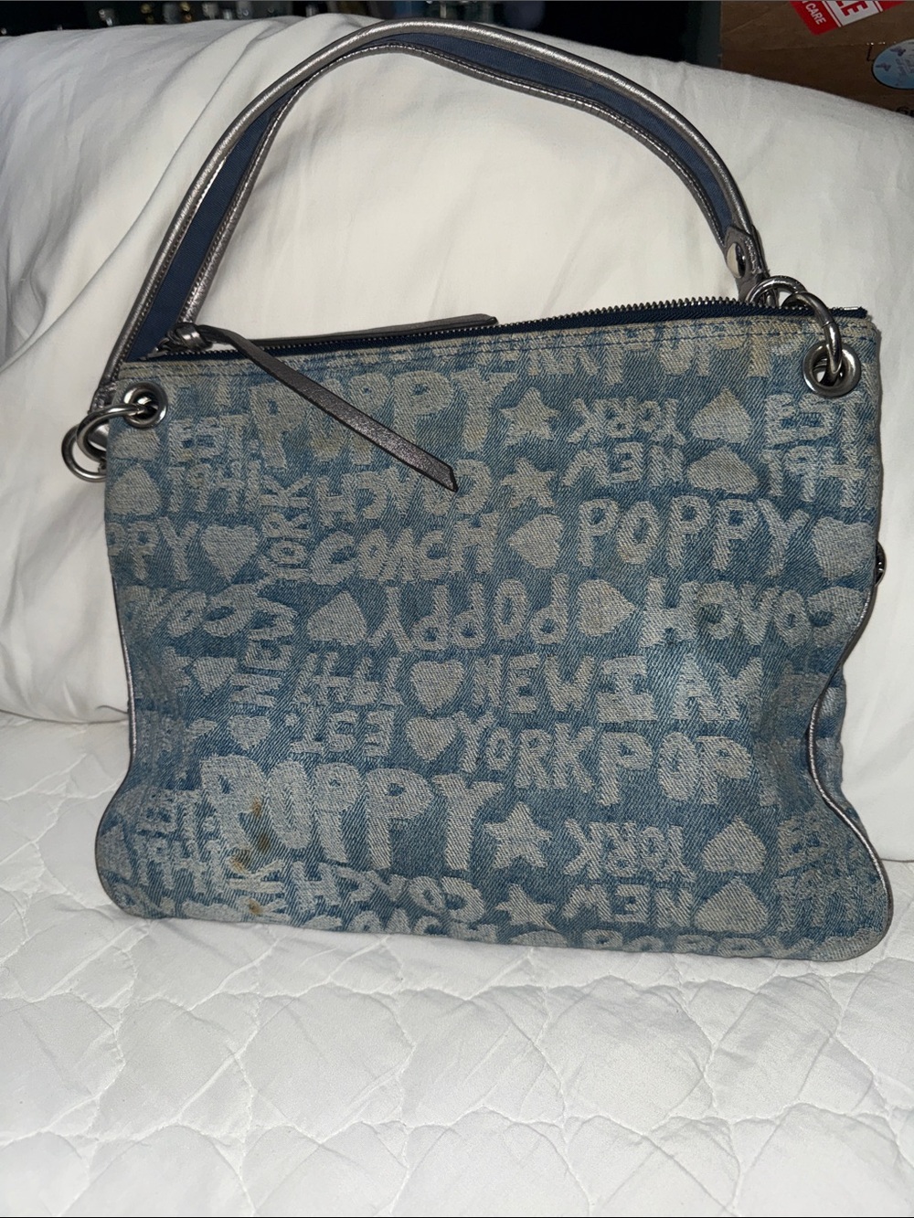 COACH POPPY DENIM EST. 1941 SHOULDER BAG - Picture 5 of 17